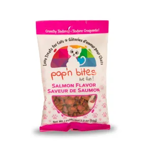 Pop'n Bites Salmon Flavor Cat Treats, 2 oz