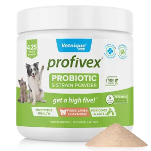 Profivex® Five Strain Probiotics Powder for Dogs & Cats