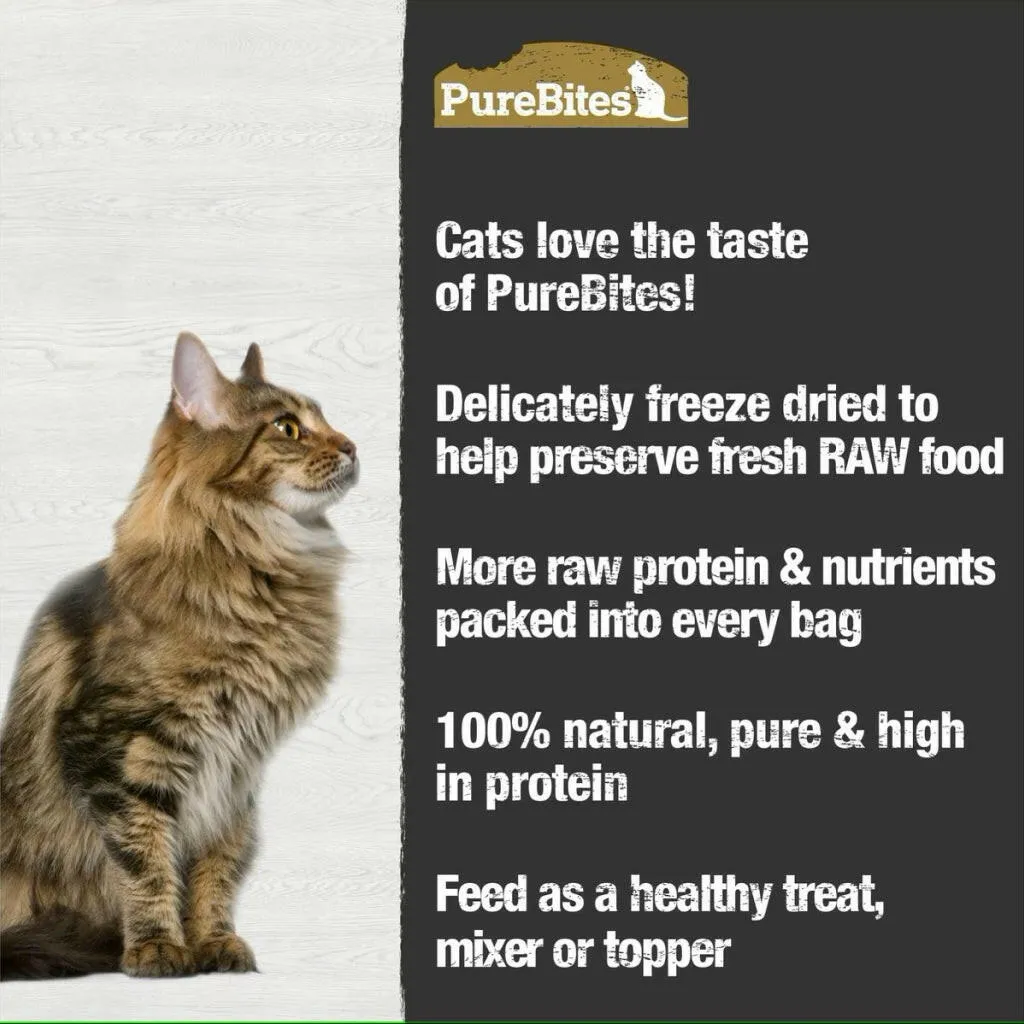 PureBites Freeze-Dried Chicken & Duck Liver Treats for Cats (1.12 oz)