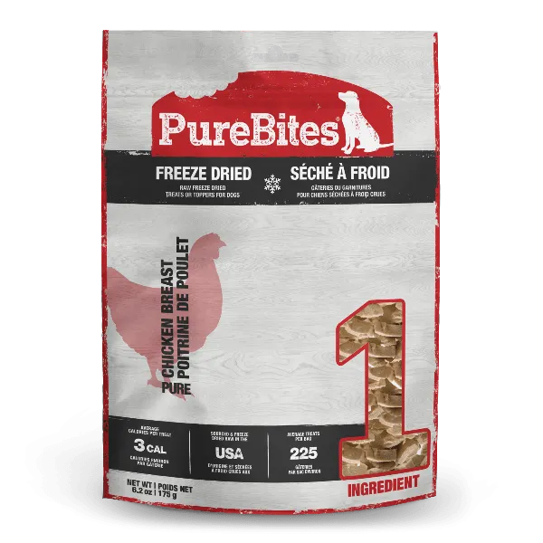 PureBites Freeze Dried Chicken Breast Dog Treats