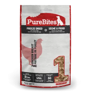 PureBites Freeze Dried Chicken Breast Dog Treats