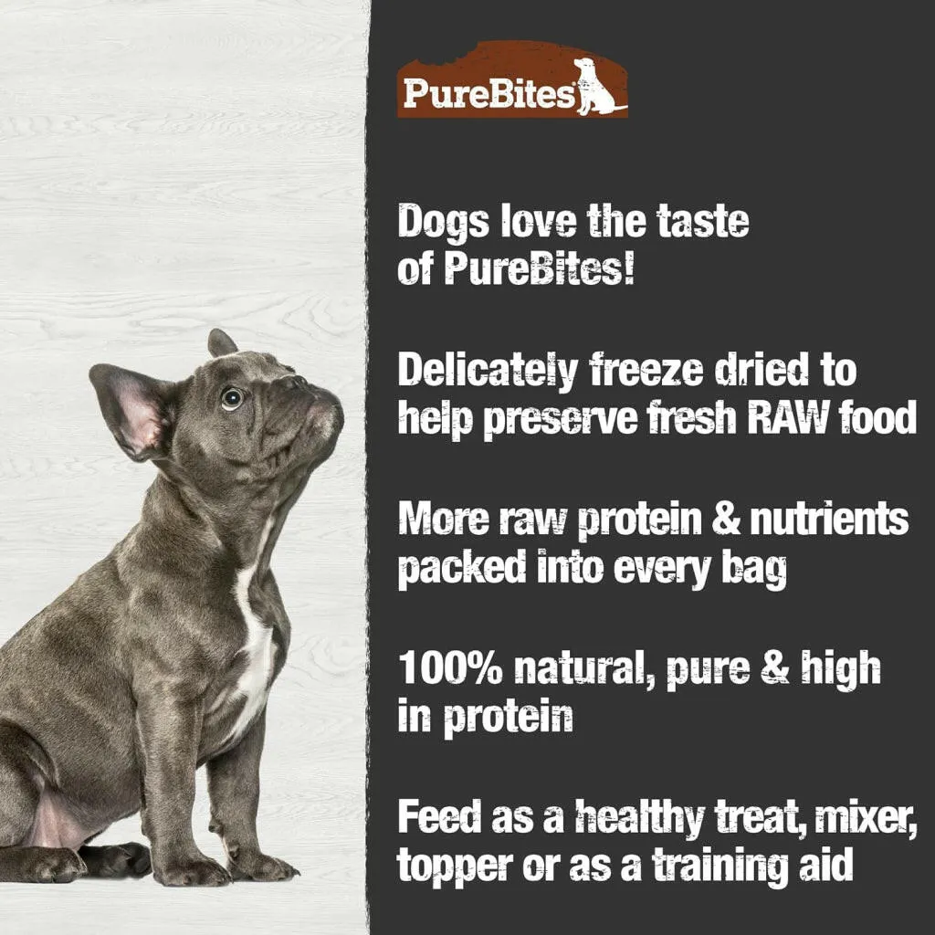 PureBites Freeze Dried Turkey Breast Treats for Dogs (2.47 oz)