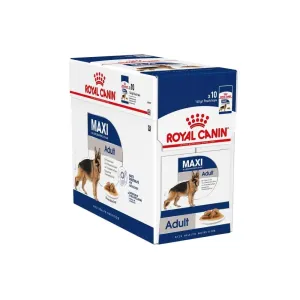 Royal Canin Size Health Nutrition Maxi Adult Wet Dog Food 140g Pack of 10