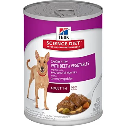 Science Diet Adult Beef & Vegetable Stew Wet Dog Food