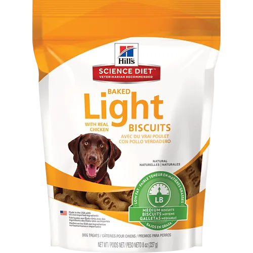 Science Diet Baked Light Biscuits Medium Dog Treats