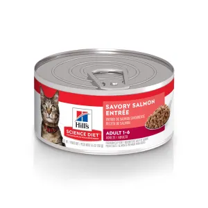 Science Diet Cat Adult Savory Salmon Entree 5.5oz