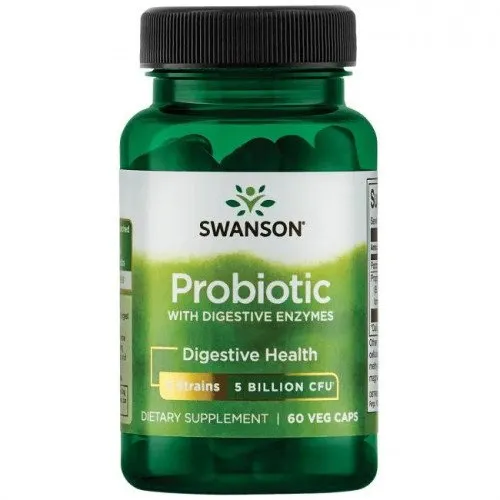 Swanson Probiotic with Digestive Enzymes  - 60 vcaps