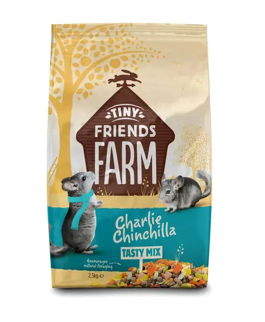 Tiny Friends Farm Charlie Chinchilla Tasty Mix - Various Sizes