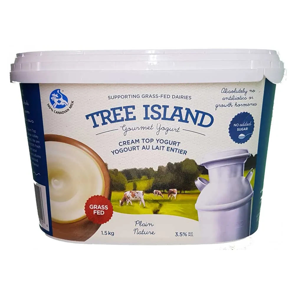 Tree Island Cream Top Yogurt - Plain (1.5kg)