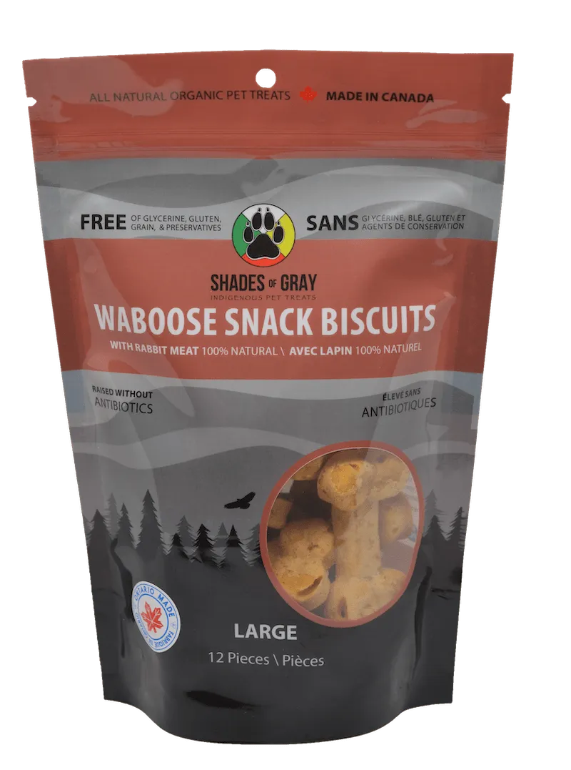 Waboose Snack Biscuits with Rabbit Meat; by Shades of Gray Indigenous Pet Treats