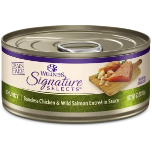 Wellness Signature Selects Chunky Chicken & Salmon in Sauce Wet Cat Food