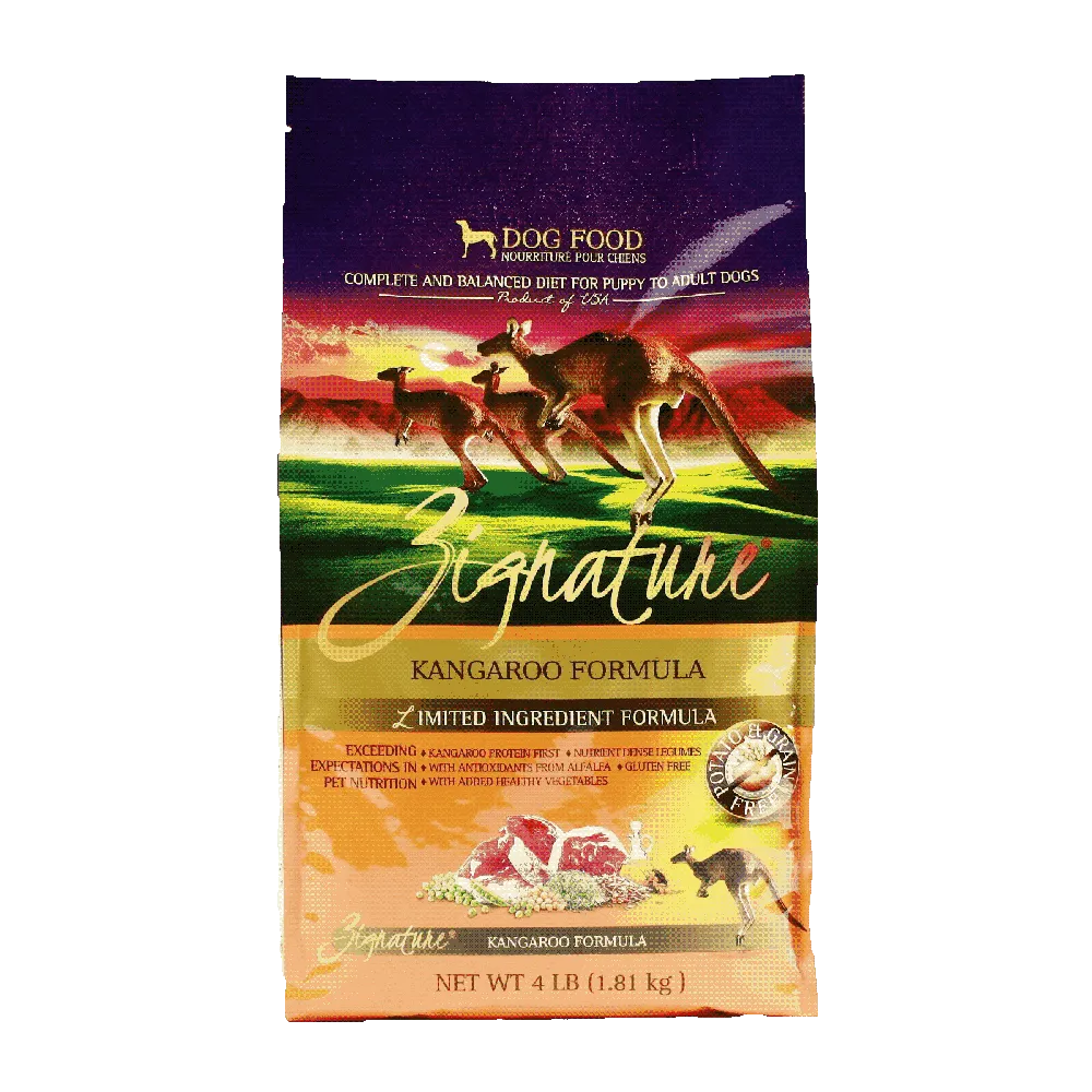 Zignature Dog Kangaroo Formula 4lb