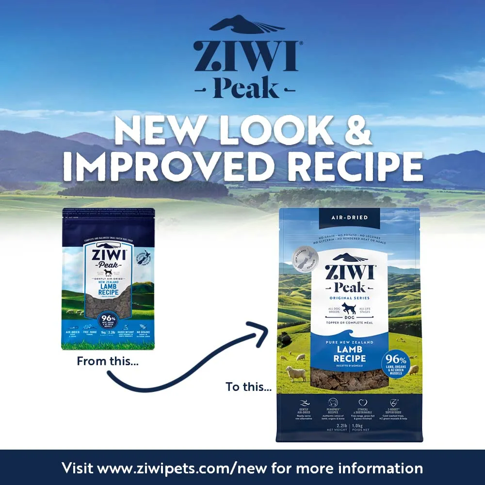 ZIWI Peak Air Dried Lamb Recipe Dog Food 2.5kg